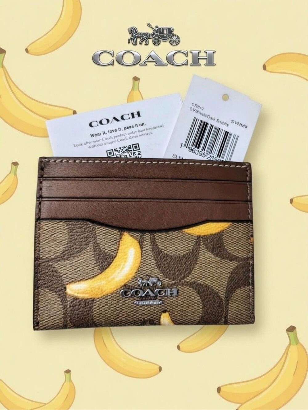 Coach Banana Cardholder